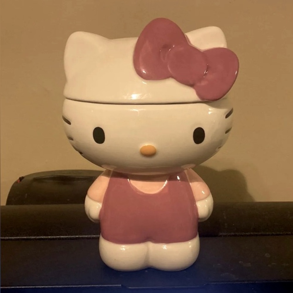 Hello Kitty Ceramic Cookie Jar